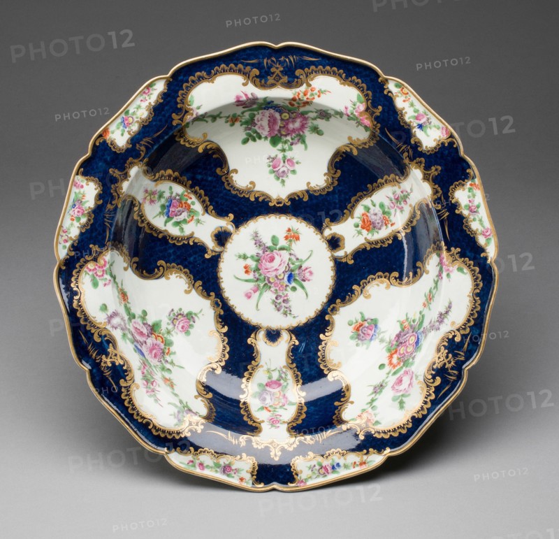 Basin, Worcester, c. 1770. Creator: Royal Worcester.