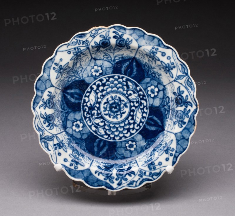 Plate, Worcester, c. 1770. Creator: Royal Worcester.