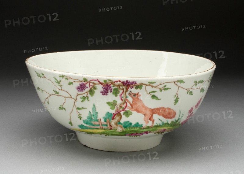 Punch Bowl, Worcester, c. 1770. Creator: Royal Worcester.
