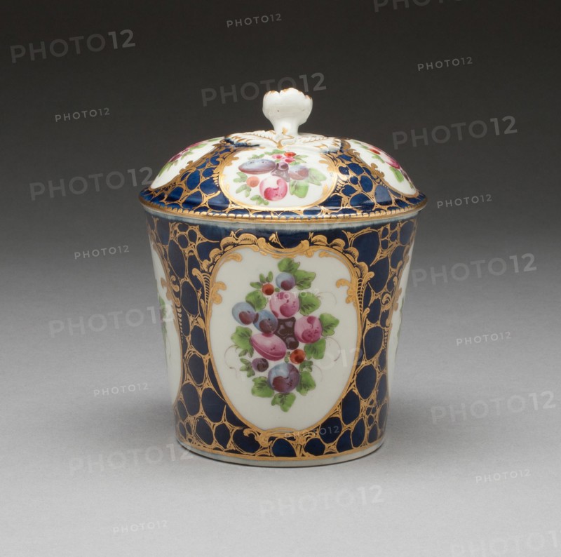 Toilet Pot, Worcester, c. 1770. Creator: Royal Worcester.