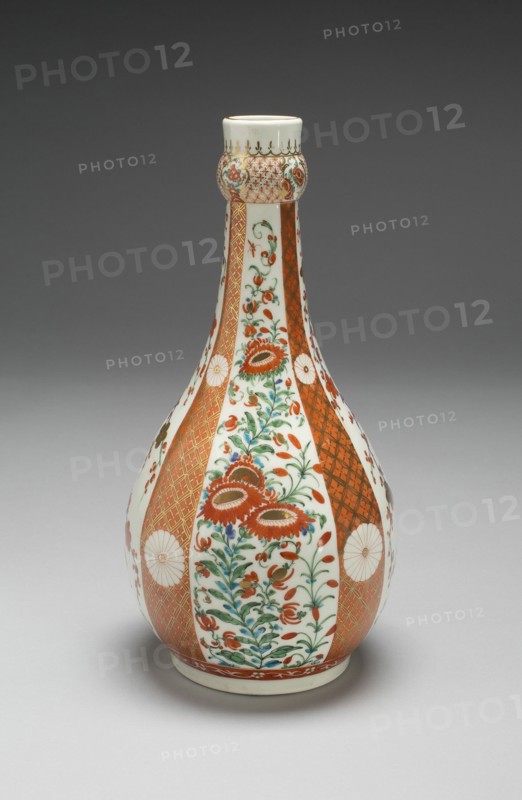 Rosewater Bottle, Worcester, c. 1770. Creator: Royal Worcester.
