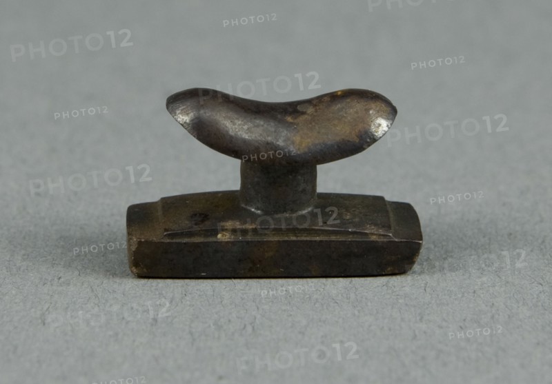 Amulet of a Headrest, Egypt, Late Period, Dynasties 26-31 (664-332 BCE). Creator: Unknown.