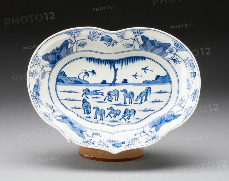 Dish, Worcester, c. 1770. Creator: Royal Worcester.