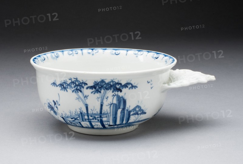 Porringer, Worcester, c. 1755. Creator: Royal Worcester.