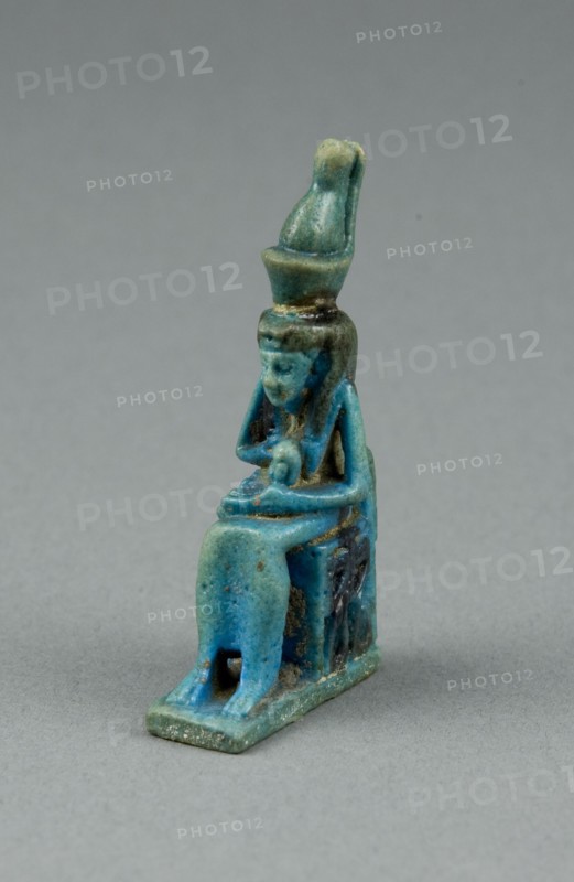 Amulet of Mut with Khonsu, Egypt, Third Intermediate Period-Late Period (about 1070-332 BCE). Creator: Unknown.