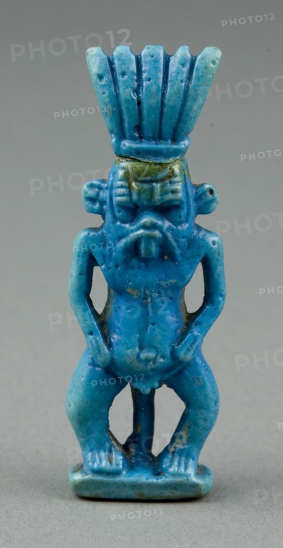 Amulet of Bes, Egypt, Third Intermediate Period, Dynasty 21-25 (1070-656 BCE). Creator: Unknown.
