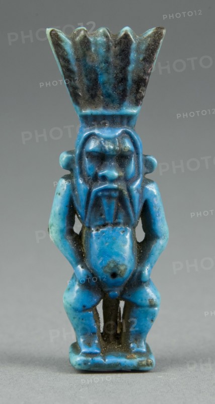 Amulet of Bes, Egypt, Late Period-Ptolemaic Period (664-30 BCE). Creator: Unknown.