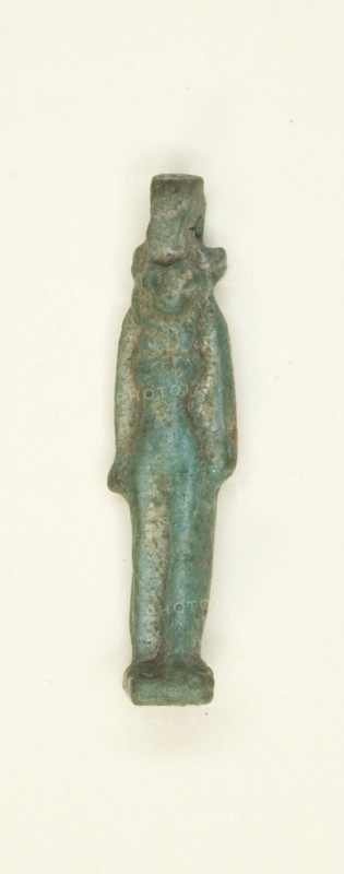Amulet of a Lion-Headed Goddess, Egypt, Third Intermediate Period-Late Period, Dynasties 21-31... Creator: Unknown.