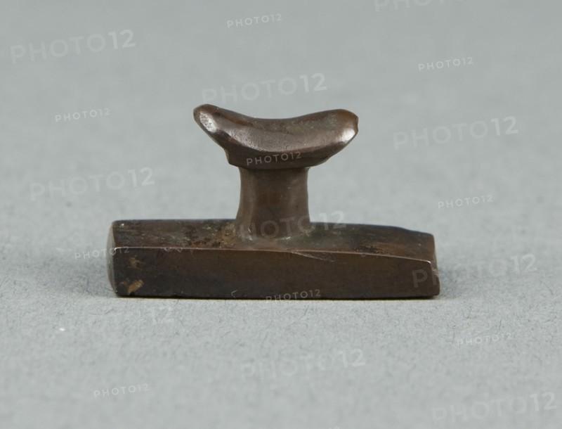Amulet of a Headrest, Egypt, Late Period, Dynasty 26 (664-525 BCE). Creator: Unknown.