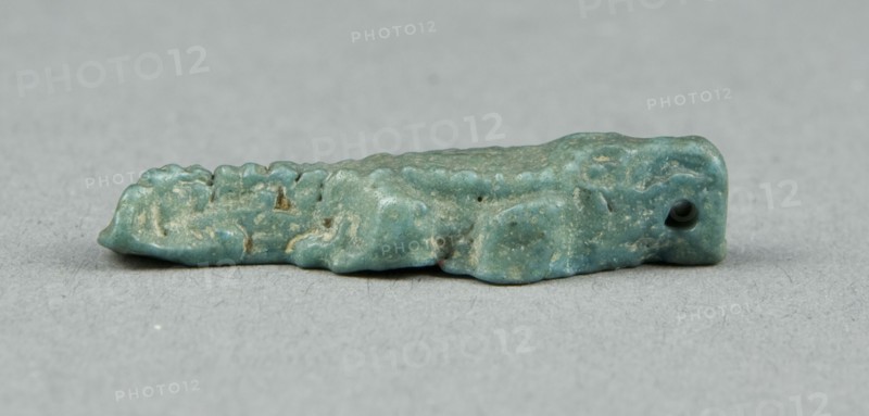 Amulet of a Crocodile, Egypt, Third Intermediate-Late Period (about 1069-332 BCE). Creator: Unknown.