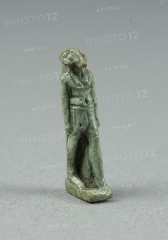 Amulet of the God Khnum, Egypt, Ptolemaic Period (332-30 BCE). Creator: Unknown.