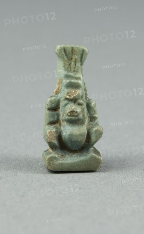 Amulet of the God Bes, Egypt, Third Intermediate Period, Dynasty 21-25 (about 1069-664 BCE). Creator: Unknown.