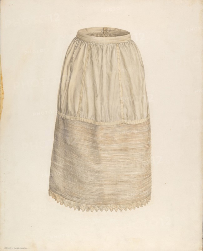 Petticoat, c. 1940. Creator: Daniel Marshack.