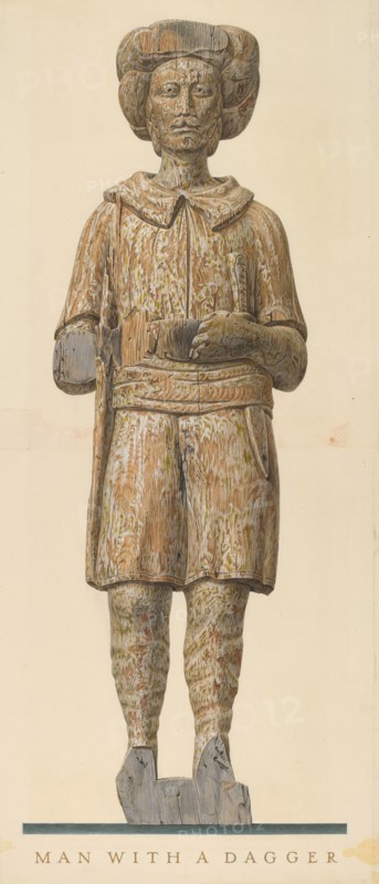 Circus Wagon Figure, c. 1938. Creator: John Matulis.