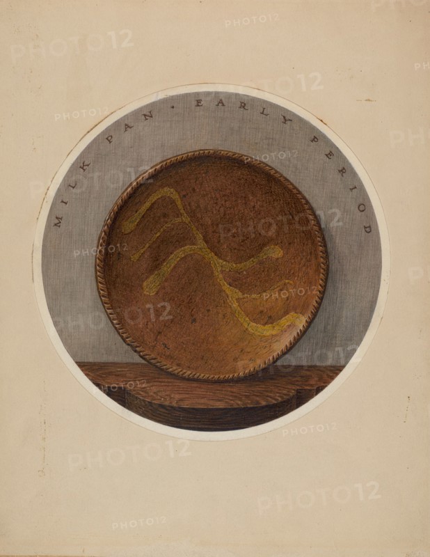 Small Plate or Saucer, c. 1937. Creator: John Matulis.