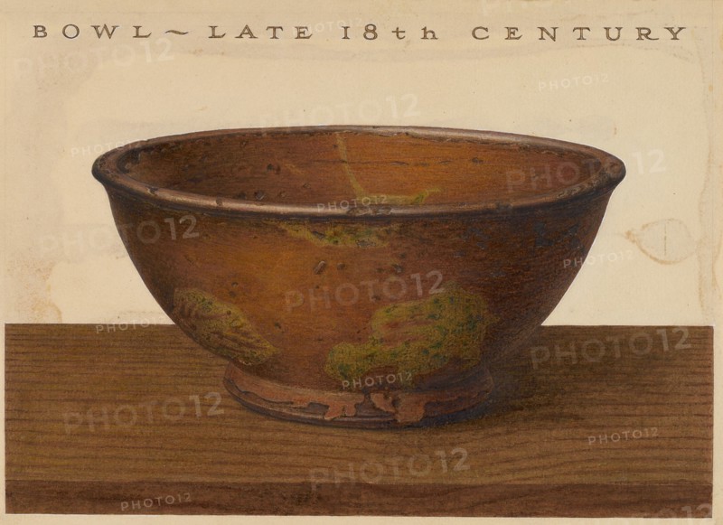 Bowl, c. 1937. Creator: John Matulis.