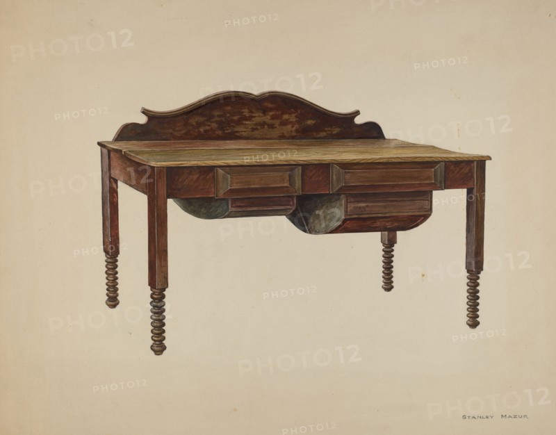 Kitchen Table, 1938. Creator: Stanley Mazur.