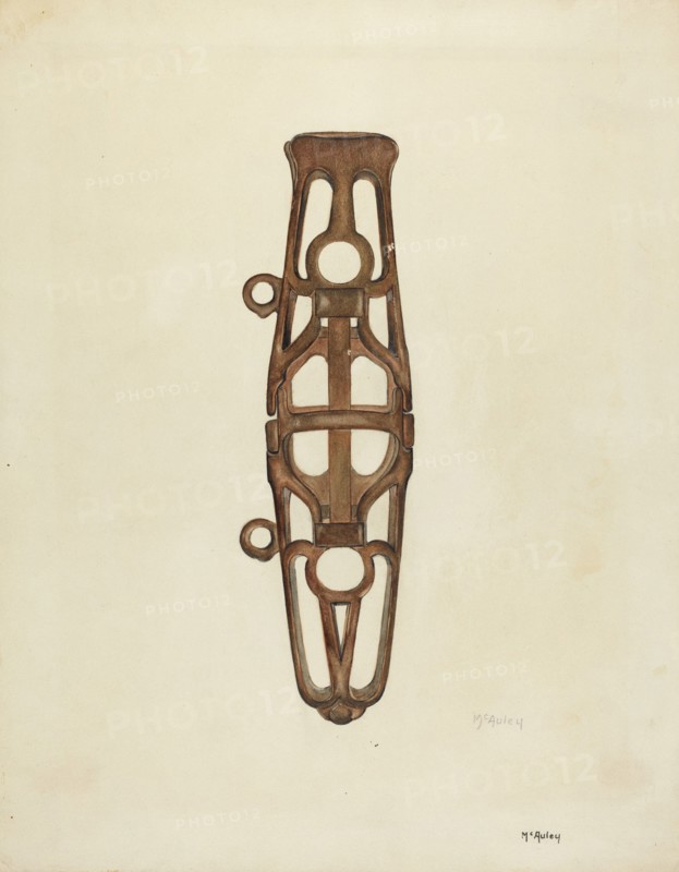 Whip Socket, 1935/1942. Creator: William McAuley.