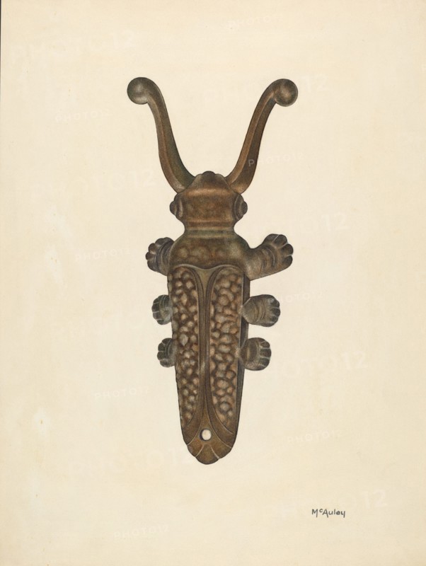 Bootjack, c. 1940. Creator: William McAuley.
