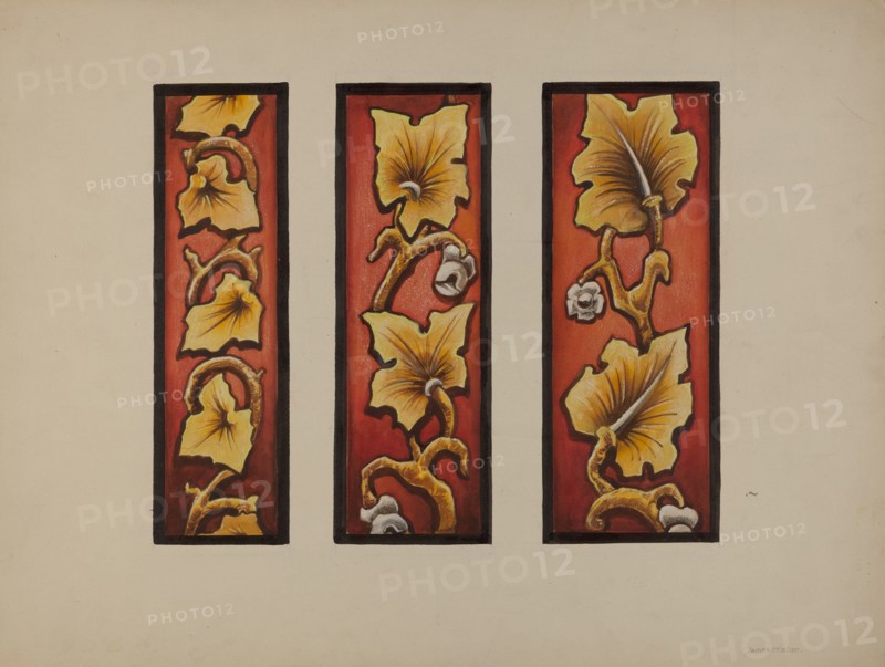 Painted Glass, c. 1937. Creator: James McLellan.
