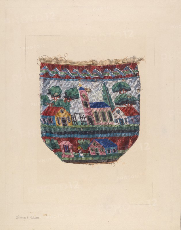Beaded Bag, c. 1936. Creator: James McLellan.
