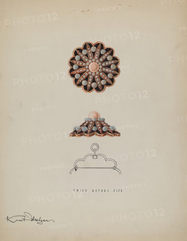 Brooch, c. 1936. Creator: Kurt Melzer.