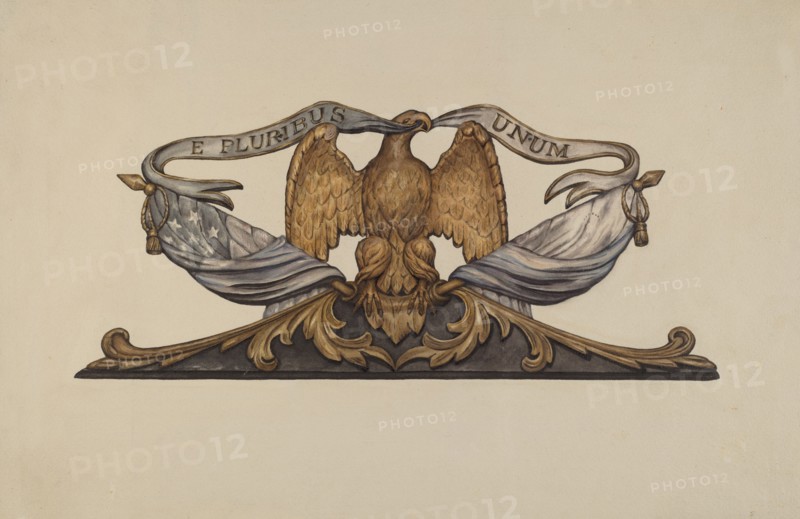 Eagle, c. 1937. Creator: Flora Merchant.