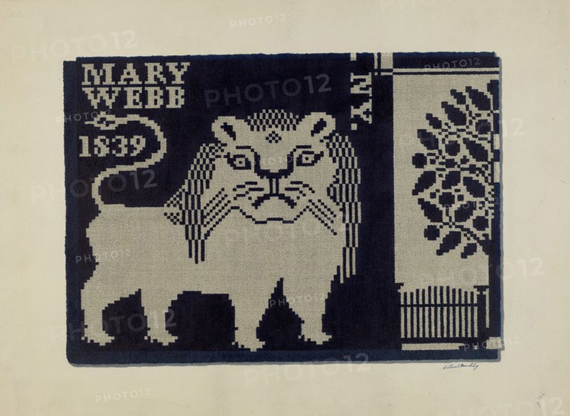 Tyler Coverlet, c. 1942. Creator: Merkley, Arthur G..