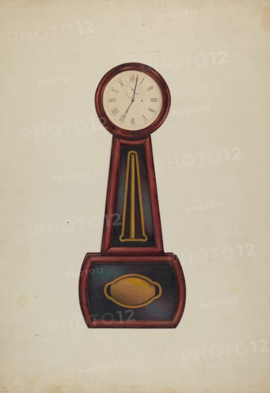 Banjo Clock, c. 1942. Creator: Ralph Morton.
