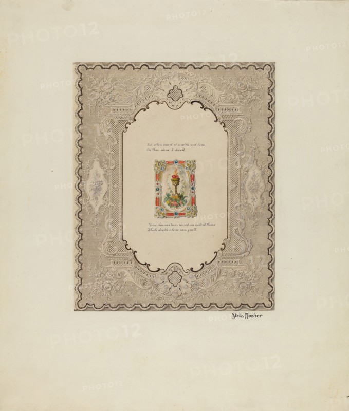 Valentine, c. 1941. Creator: Stella Mosher.