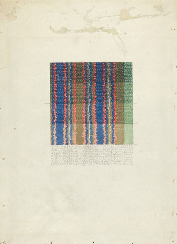 Shaker Rug Material, c. 1936. Creator: Elizabeth Moutal.