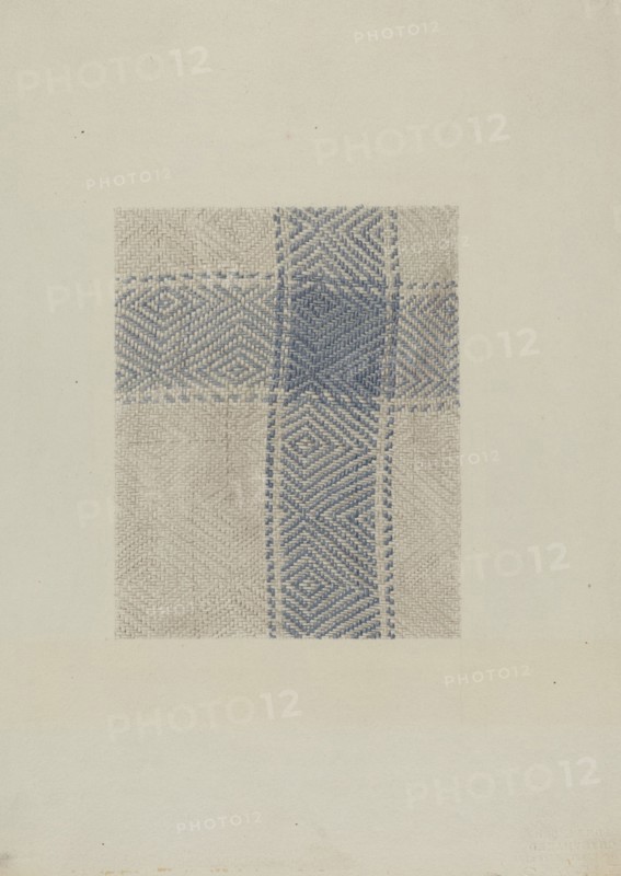 Shaker Tablecloth, c. 1936. Creator: Elizabeth Moutal.