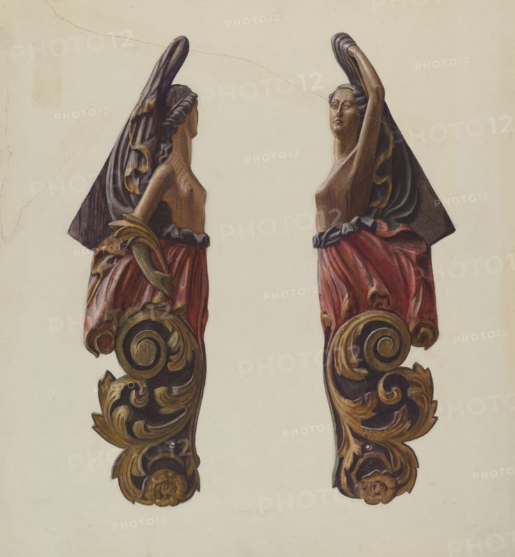 Figurehead, 1935/1942. Creator: Elizabeth Moutal.