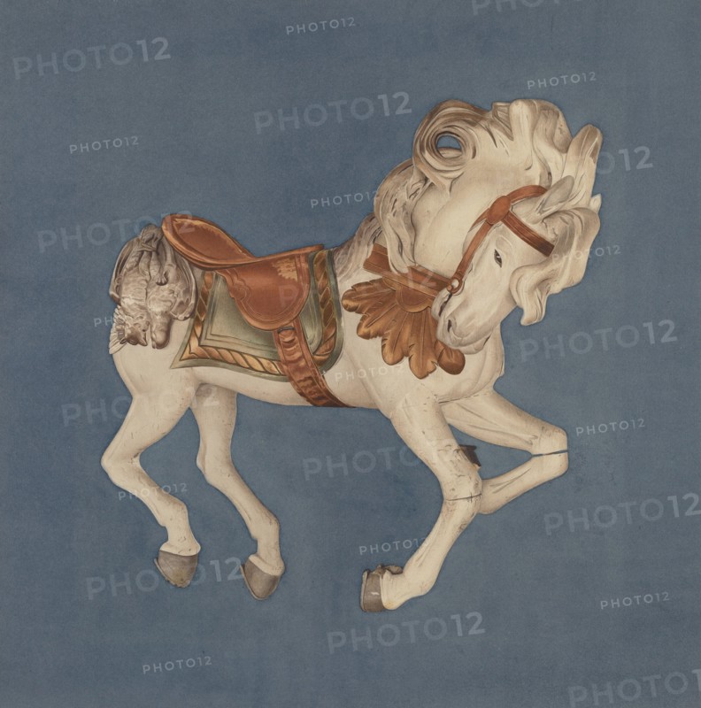 Carousel Horse, c. 1939. Creator: Henry Murphy.