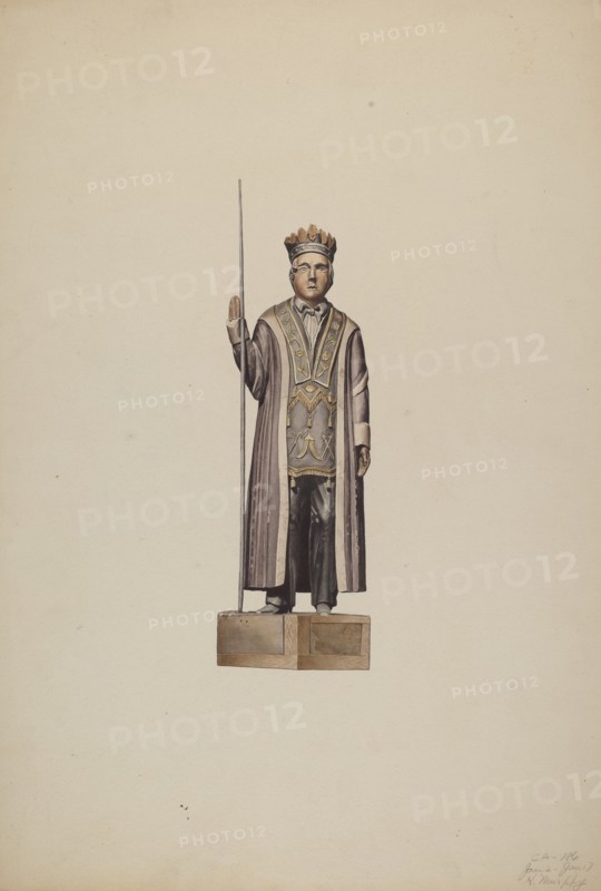 Commemorative Figure, 1935/1942. Creator: Henry Murphy.