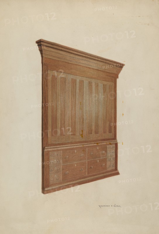 Cabinet, 1935/1942. Creator: Raymond E. Noble.