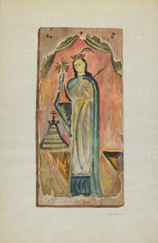 Santo (Nuestra-Sonora di la Luze), 1939. Creator: Carl O'Bergh.