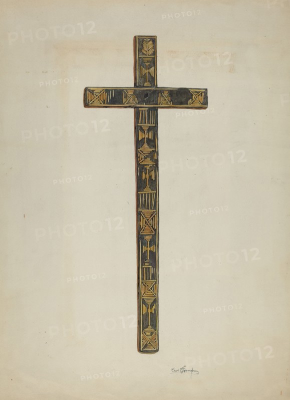 Cross, c. 1939. Creator: Carl O'Bergh.
