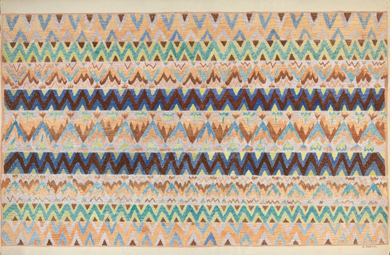 Colcha, c. 1937. Creator: Marjery Parish.