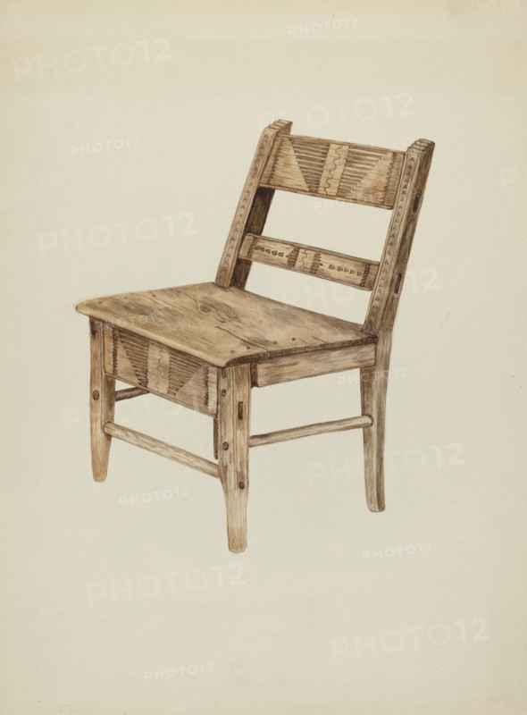 Chair, c. 1938. Creator: Marjery Parish.
