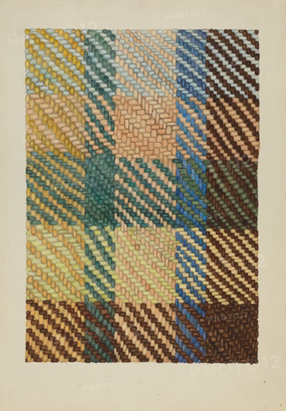 Jerga (Carpet), c. 1938. Creator: Marjery Parish.