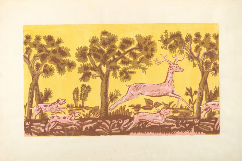 Bandbox Design, c. 1936. Creator: Martin Partyka.