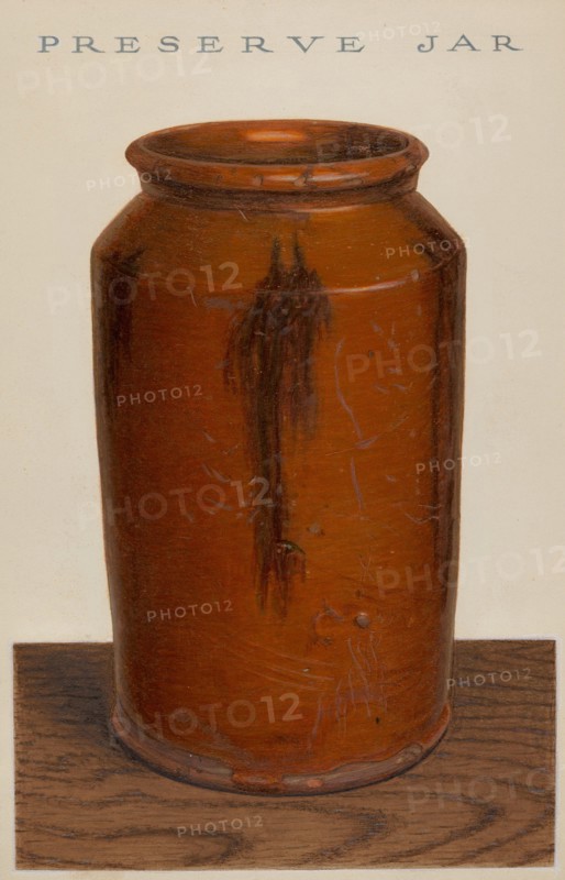 Preserve Jar, c. 1939. Creator: Alfred Parys.
