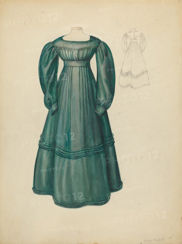 Dress, 1935/1942. Creator: Jean Peszel.