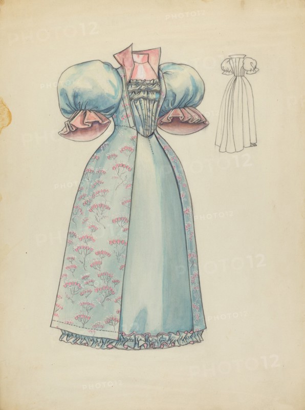 Reception Gown, c. 1940. Creator: Jean Peszel.