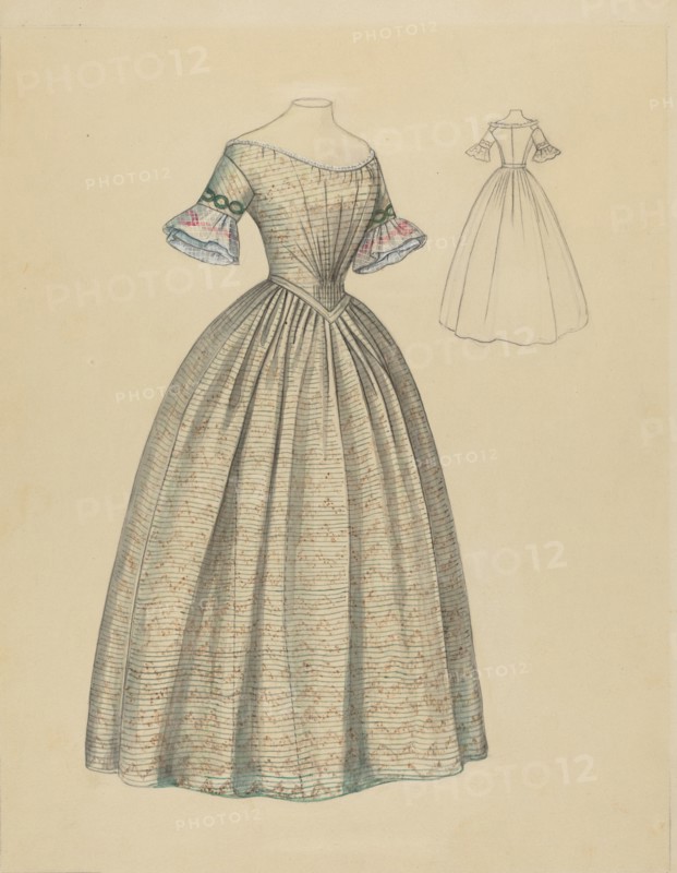 Dress, c. 1938. Creator: Jean Peszel.
