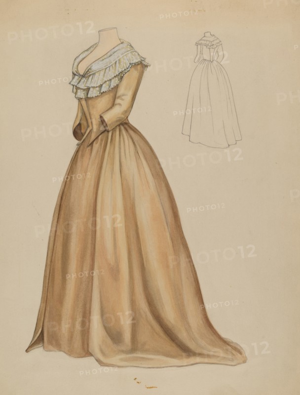Dress, c. 1936. Creator: Jean Peszel.