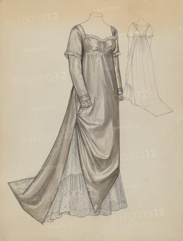 Quaker Dress, c. 1936. Creator: Jean Peszel.