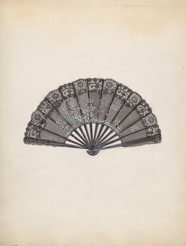 Fan, 1935/1942. Creator: Jean Peszel.