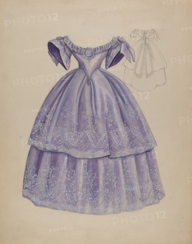 Dress, c. 1936. Creator: Jean Peszel.